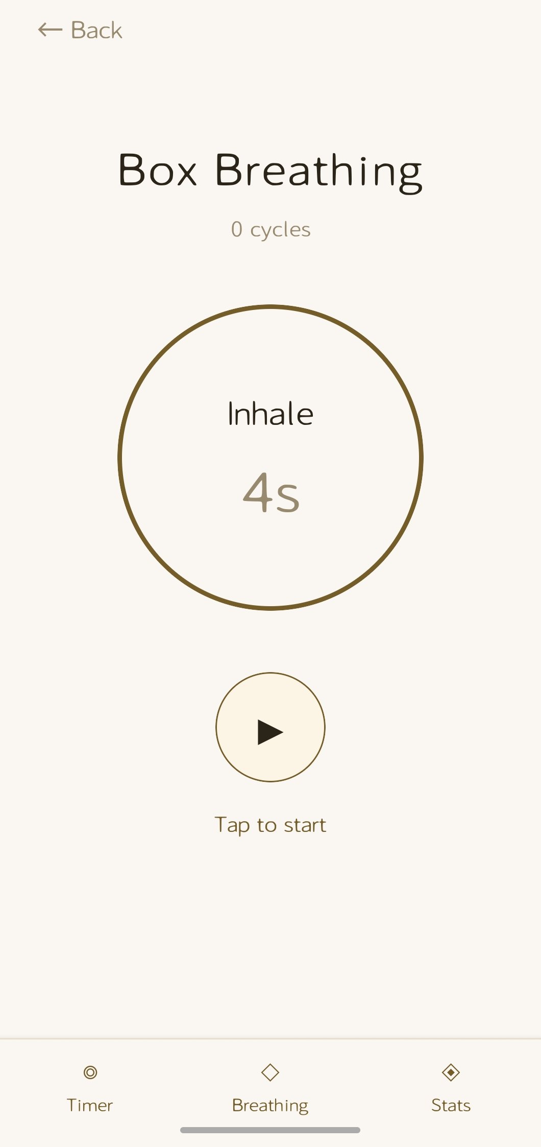 Box Breathing exercise