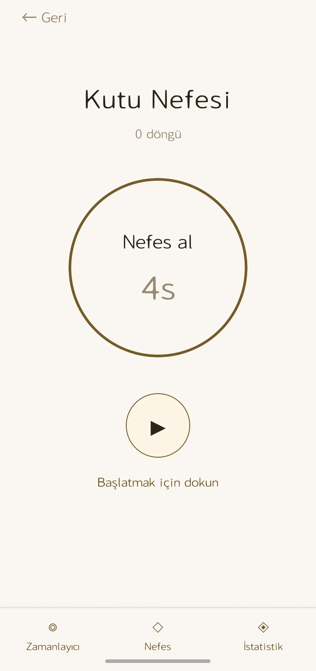 Kutu Nefesi egzersizi