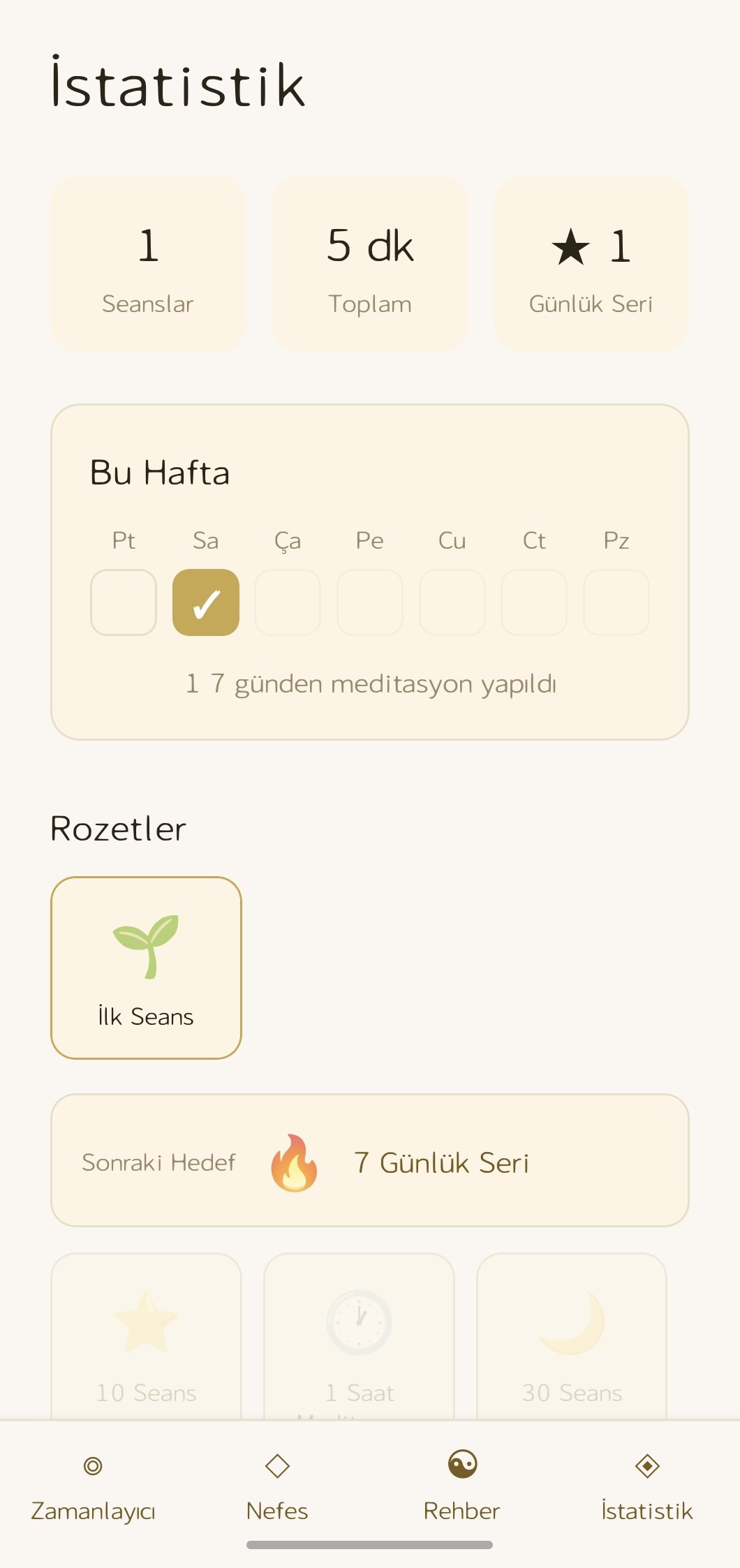 İstatistikler ve ruh hali geçmişi